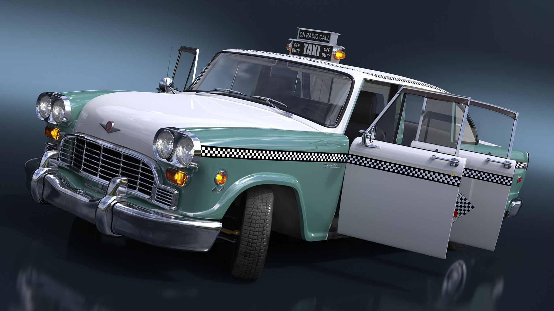 Checker Taxicab 1982 Rigged for Cinema 4D 3D https://p.turbosquid.com/ts-thumb/Jy/XTfuhG/MM/checker_taxicab_1982_rigged_012/jpg/1740376917/1920x1080/fit_q87/e259591dbb0f59e749e93ba95d75893fe9e97120/checker_taxicab_1982_rigged_012.jpg