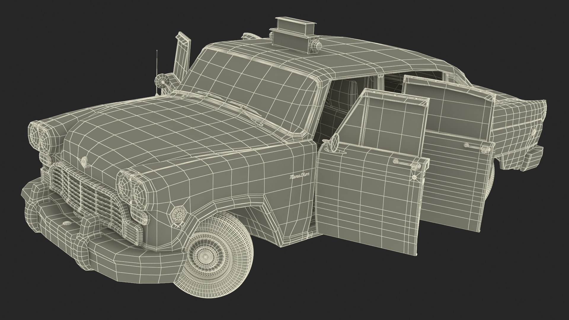 Checker Taxicab 1982 Rigged for Cinema 4D 3D https://p.turbosquid.com/ts-thumb/Jy/XTfuhG/WI/checker_taxicab_1982_rigged_051/jpg/1740376972/1920x1080/fit_q87/b3a50390c8f302731b01a243f2702d132d5be137/checker_taxicab_1982_rigged_051.jpg