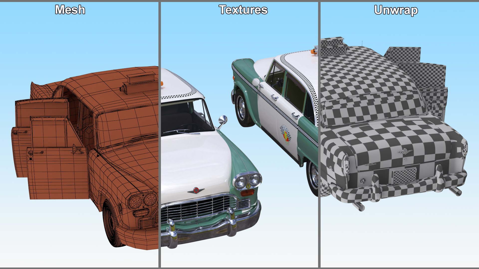 Checker Taxicab 1982 Rigged for Cinema 4D 3D https://p.turbosquid.com/ts-thumb/Jy/XTfuhG/ub/checker_taxicab_1982_rigged_032/jpg/1740376939/1920x1080/fit_q87/a31369caa2e34155bbd4a7cd4184b4617581701f/checker_taxicab_1982_rigged_032.jpg
