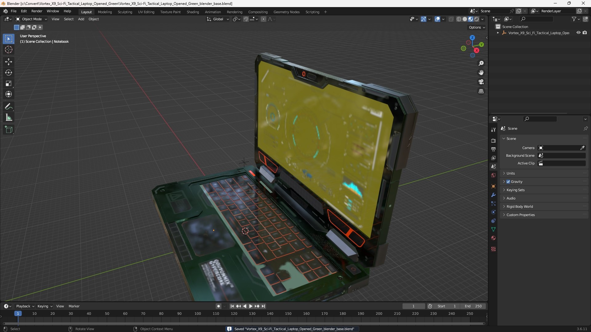 3D model Vortex X9 Sci-Fi Tactical Laptop Opened Green https://p.turbosquid.com/ts-thumb/Jy/Y79vt0/DH/vortex_x9_scifi_tactical_laptop_opened_green_1001/jpg/1755213421/1920x1080/fit_q87/11db40fc652d80ebc08e95a4c7130212ff8aea11/vortex_x9_scifi_tactical_laptop_opened_green_1001.jpg