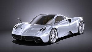 3D pagani huayra r