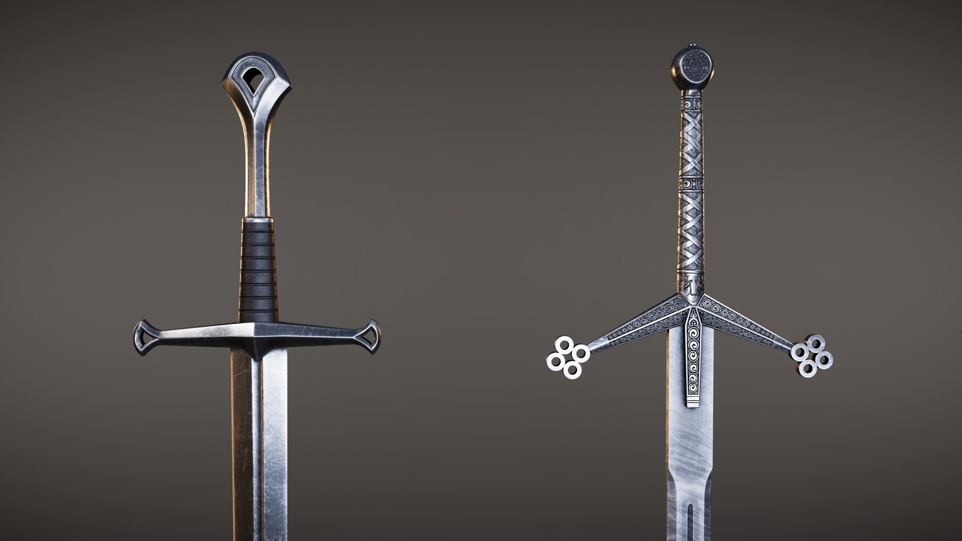 Medieval Sword Bundle 3D Model - TurboSquid 2504693