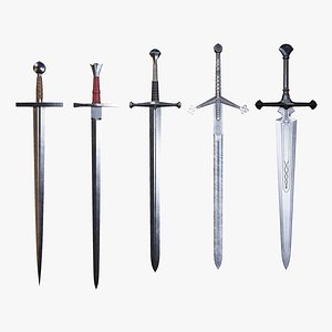 Medieval Sword Bundle 3D model