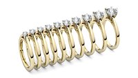 Set from Ten Solitaire Ring 3D print model