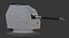 mk8 gun Braveheart 155mm 3D model