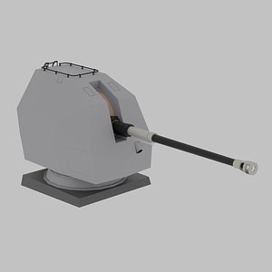 mk8 gun Braveheart 155mm 3D model