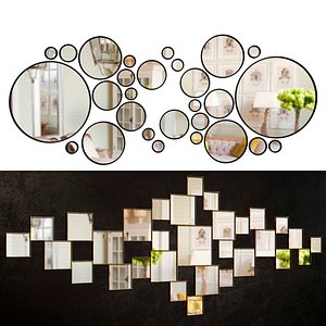 mirrors set 17 3D