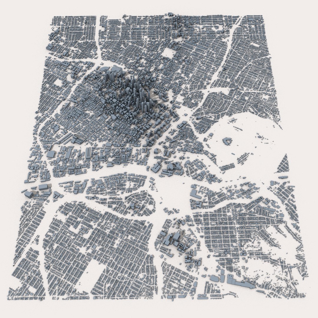 Los Angeles City USA Model TurboSquid 2293722