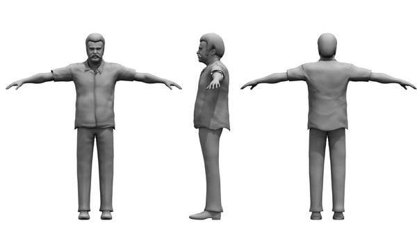 3D model man