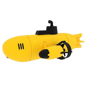 toy submarine 3d obj