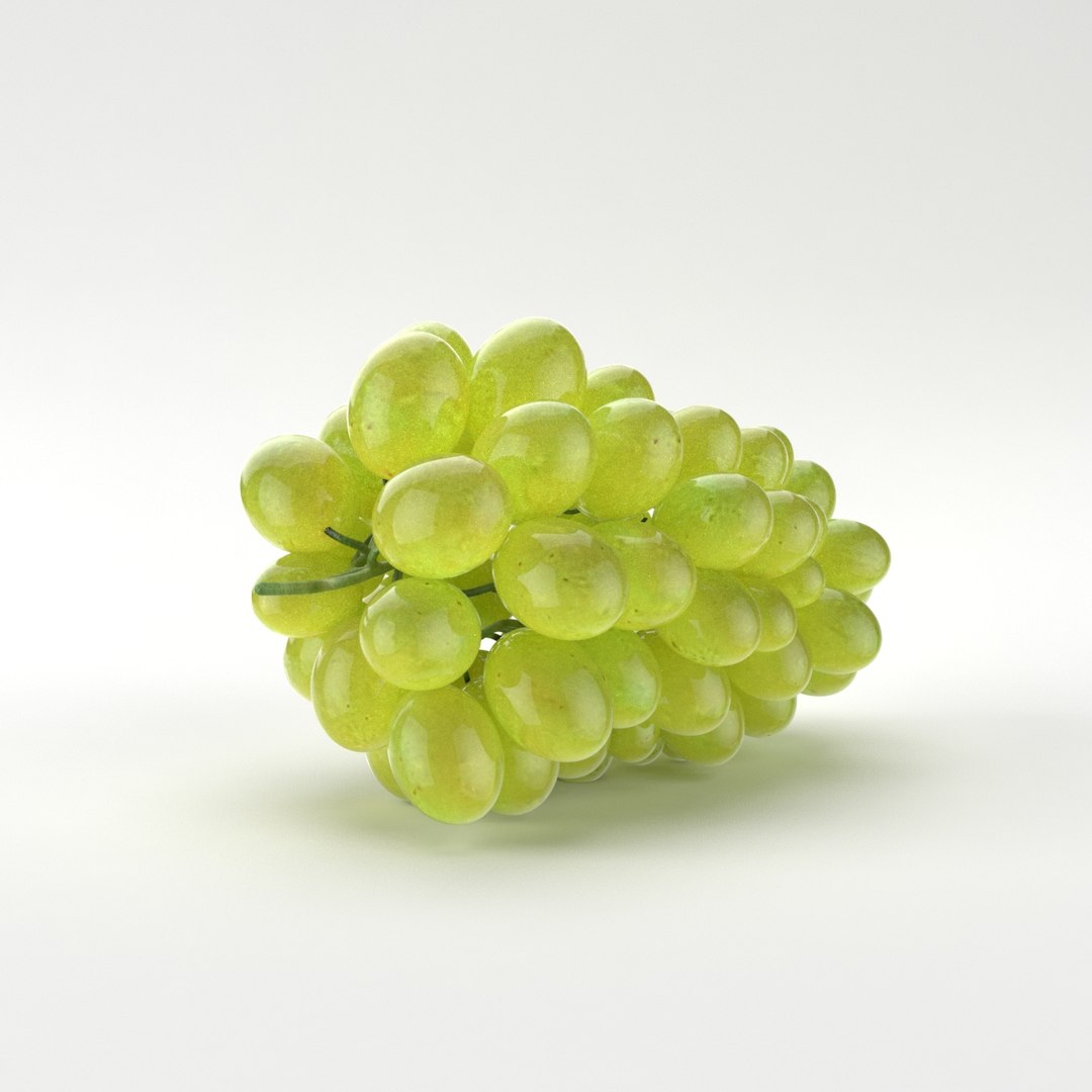 Grapes Realistic 3D Model - TurboSquid 1486143
