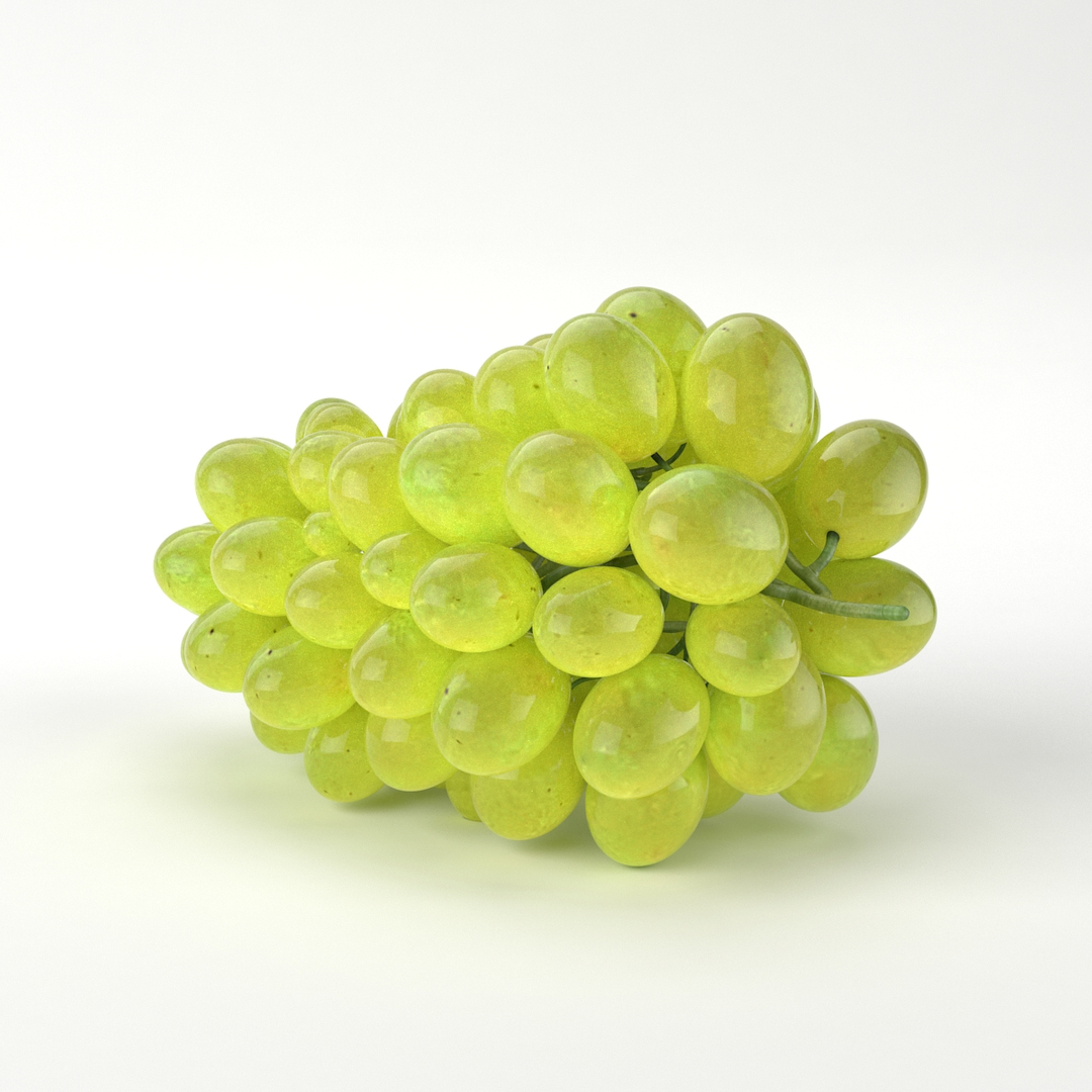 Grapes Realistic 3D Model - TurboSquid 1486143