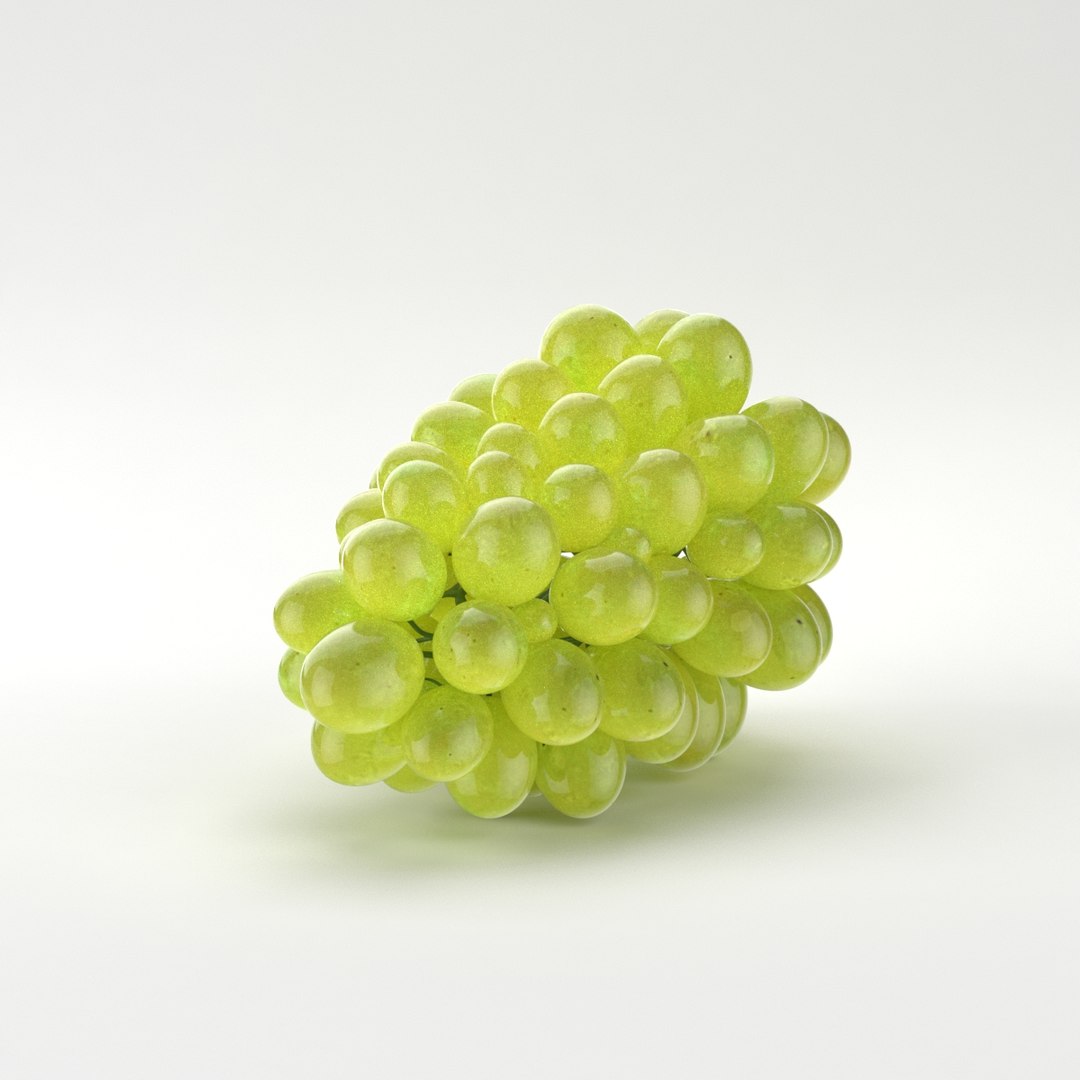 Grapes Realistic 3D Model - TurboSquid 1486143