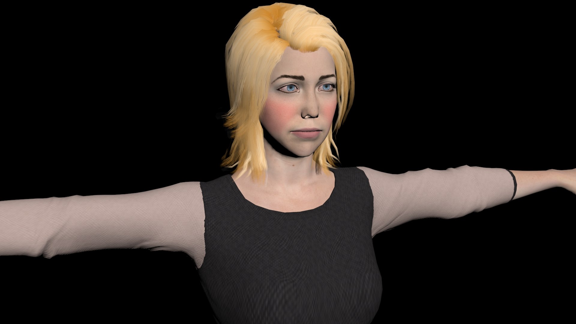 3D Female For Game - TurboSquid 1730070