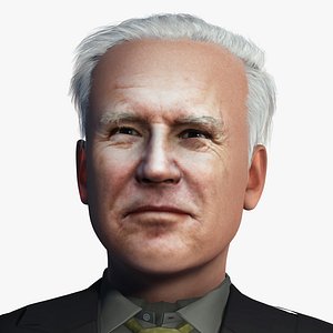 3D Man -US President Joe Biden  3D Rigged model ready for animation 3D model