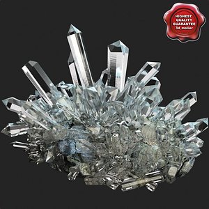 mineral quartz 3d model