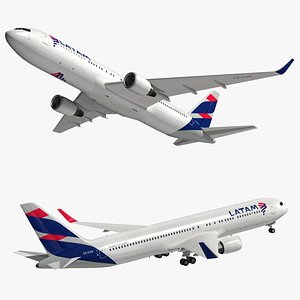 3D Boeing 767 300 Latam