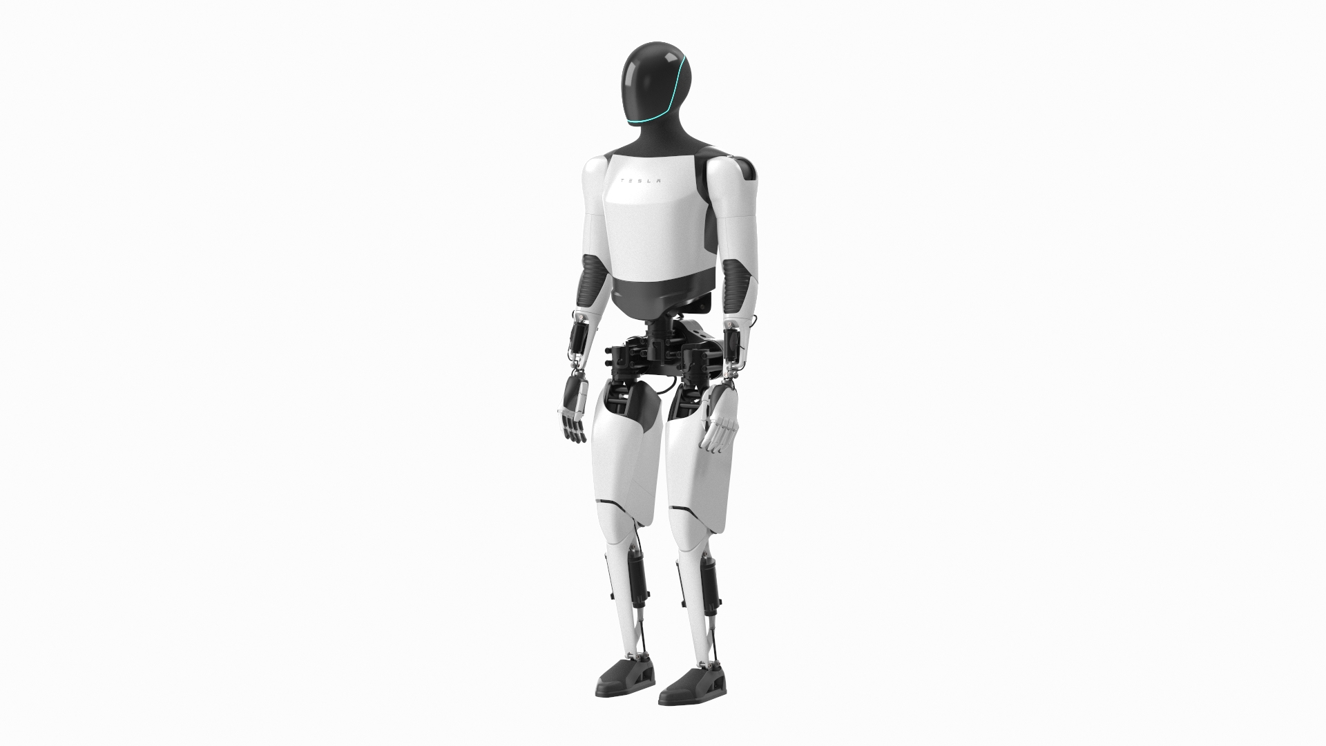 Tesla Optimus Gen 2 Humanoid Robot White Rigged 3D Model - TurboSquid ...