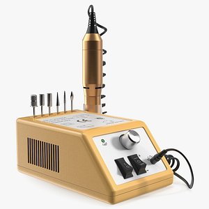 3D Electric Nail Drill Machine Gold