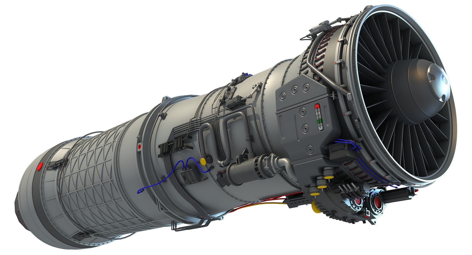 3d Afterburning Turbofan Engine