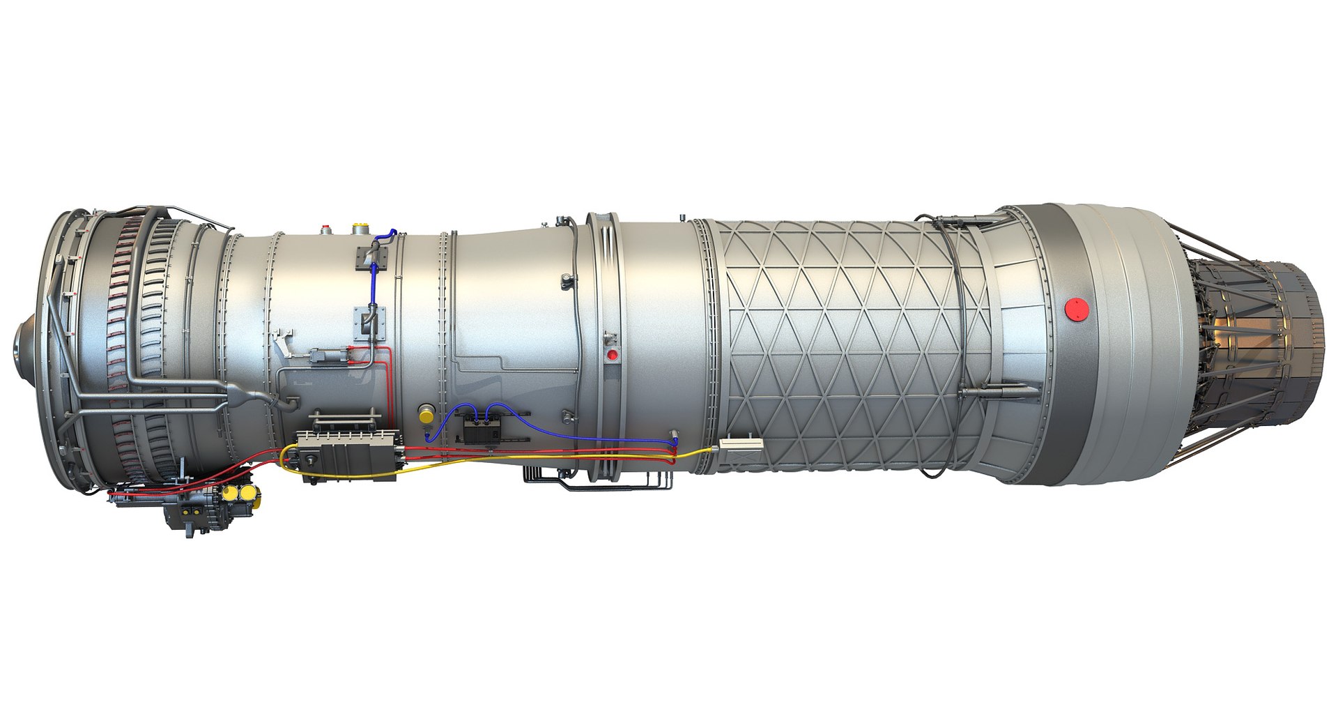 3d Afterburning Turbofan Engine