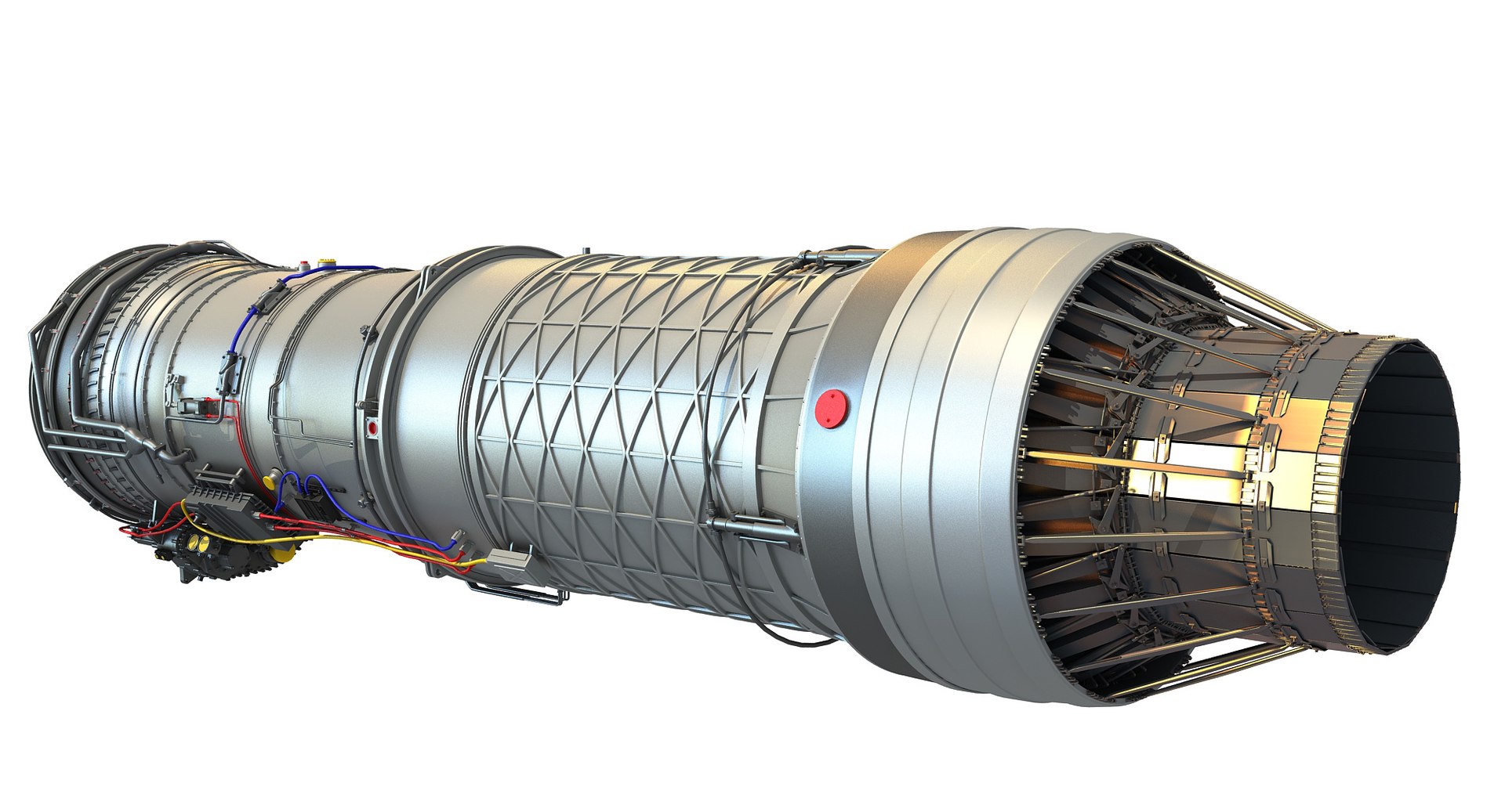 3d Afterburning Turbofan Engine