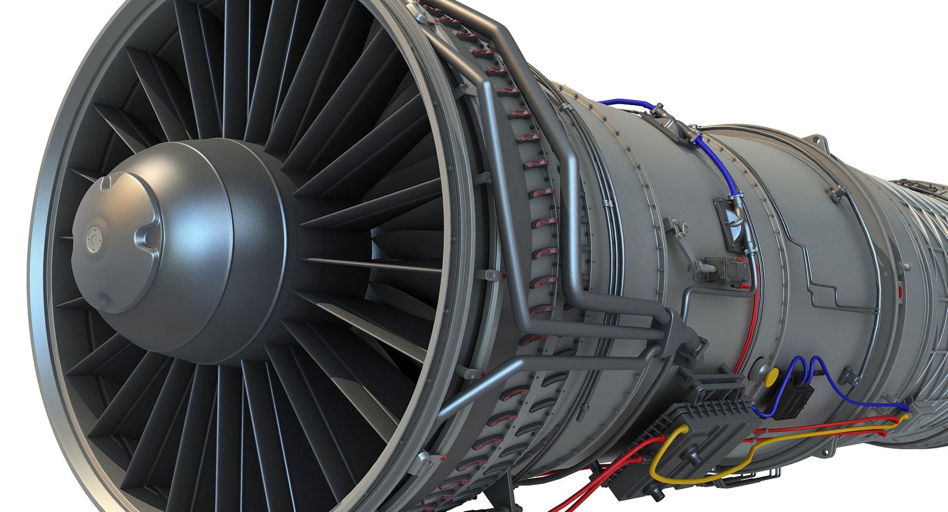 3d Afterburning Turbofan Engine