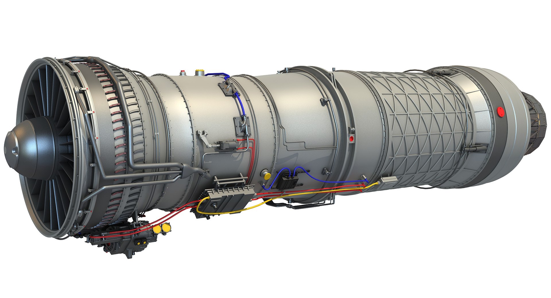 3d Afterburning Turbofan Engine