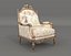 Conjunto de sofá y sillón de estilo europeo clásico 9