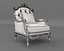 Conjunto de sofá y sillón de estilo europeo clásico 9