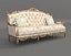Conjunto de sofá y sillón de estilo europeo clásico 9