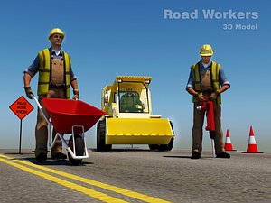 Road Workers Scene