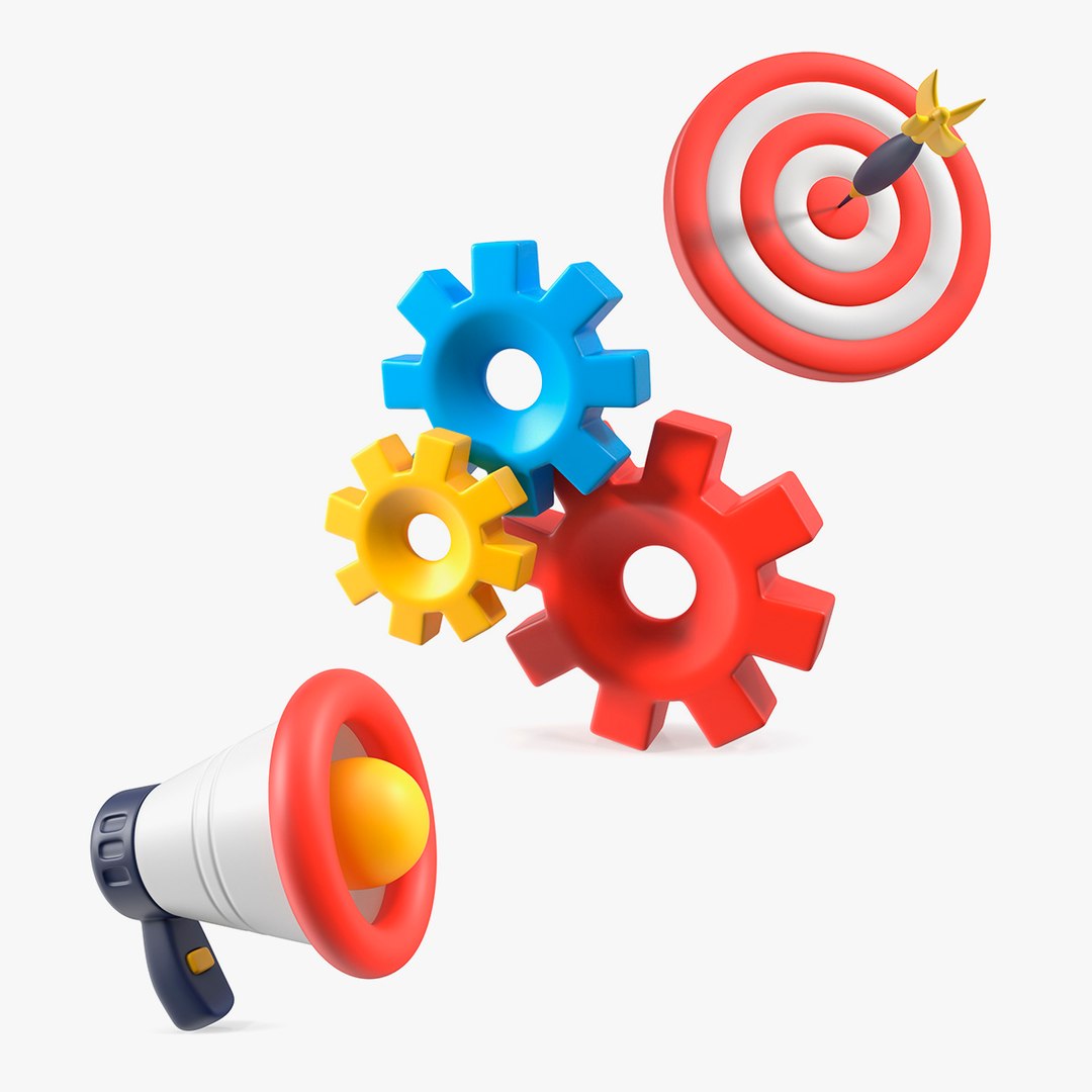 Stylized Icons Collection 3D model preview