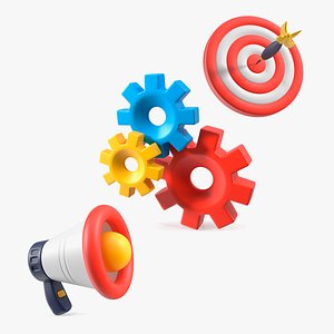 3D Stylized Icons Collection model