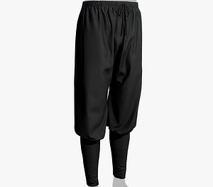 Black Medieval Pants