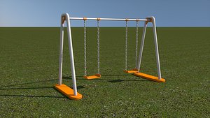 Cartoon Swing 3D model
