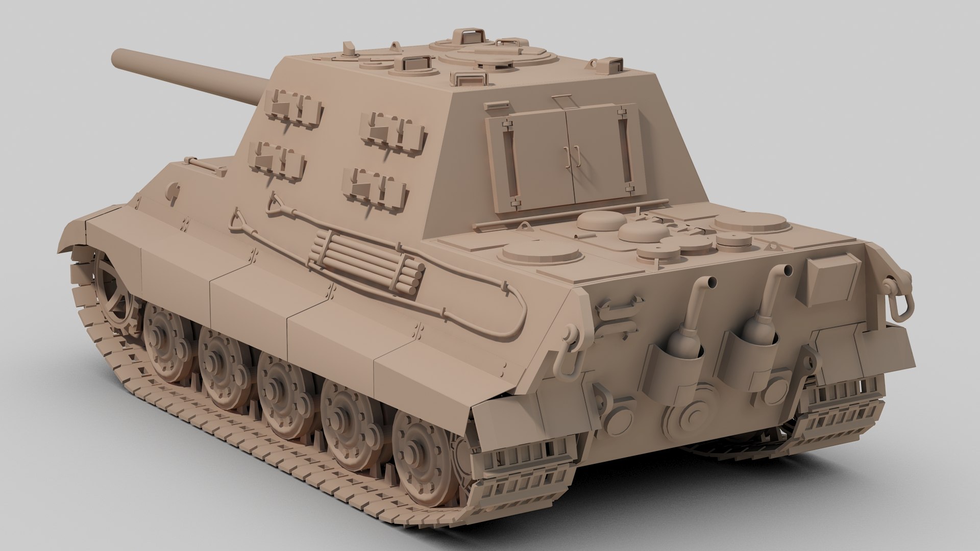 Ww2 Sdkfz 186 Jagdtiger 3D Model - TurboSquid 1579320