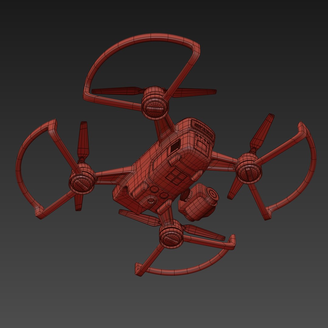 3D Dji Spark Drone Model - TurboSquid 1171640