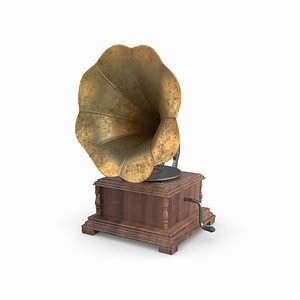 3D gramophone model