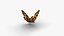 Low polygon butterfly - Small tortoiseshell