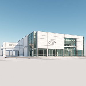 3dmodel car dealership 3D