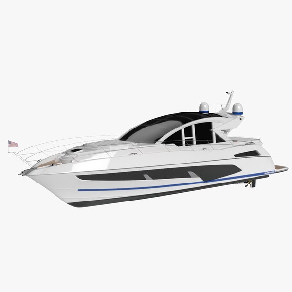3D model Sunseeker Predator Uno Yacht Dynamic Simulation