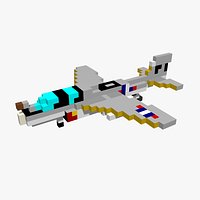 Game Ready EA6B Prowler - pixelated
