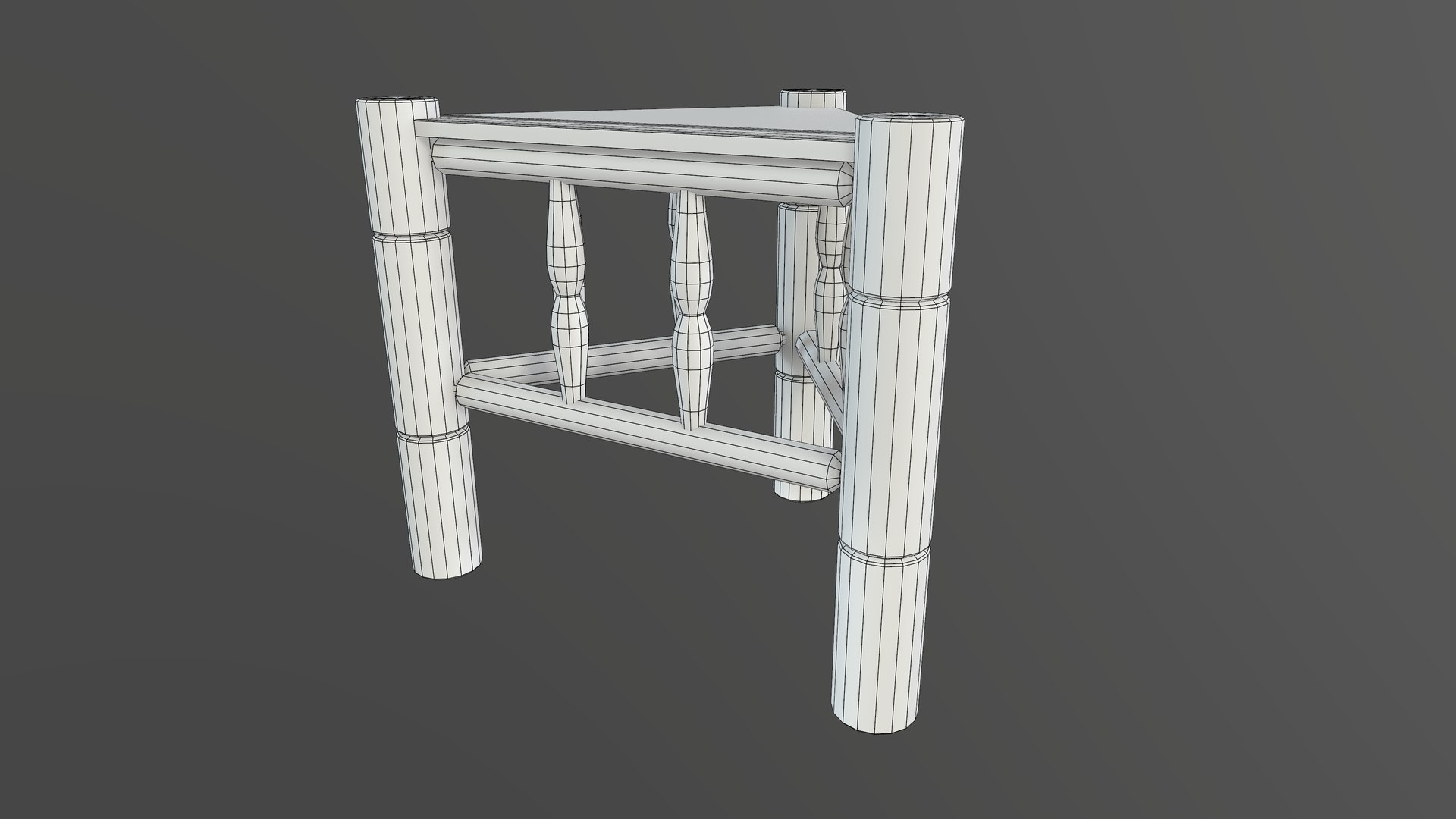 Wooden Stool 3D Model - TurboSquid 1447008