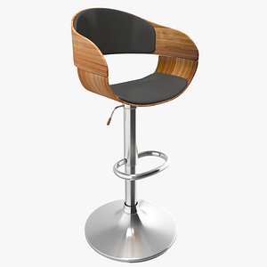 Jonas Slim Frame Adjustable Swivel Bar Stool