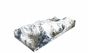 Batura Sar Mountain 3D model