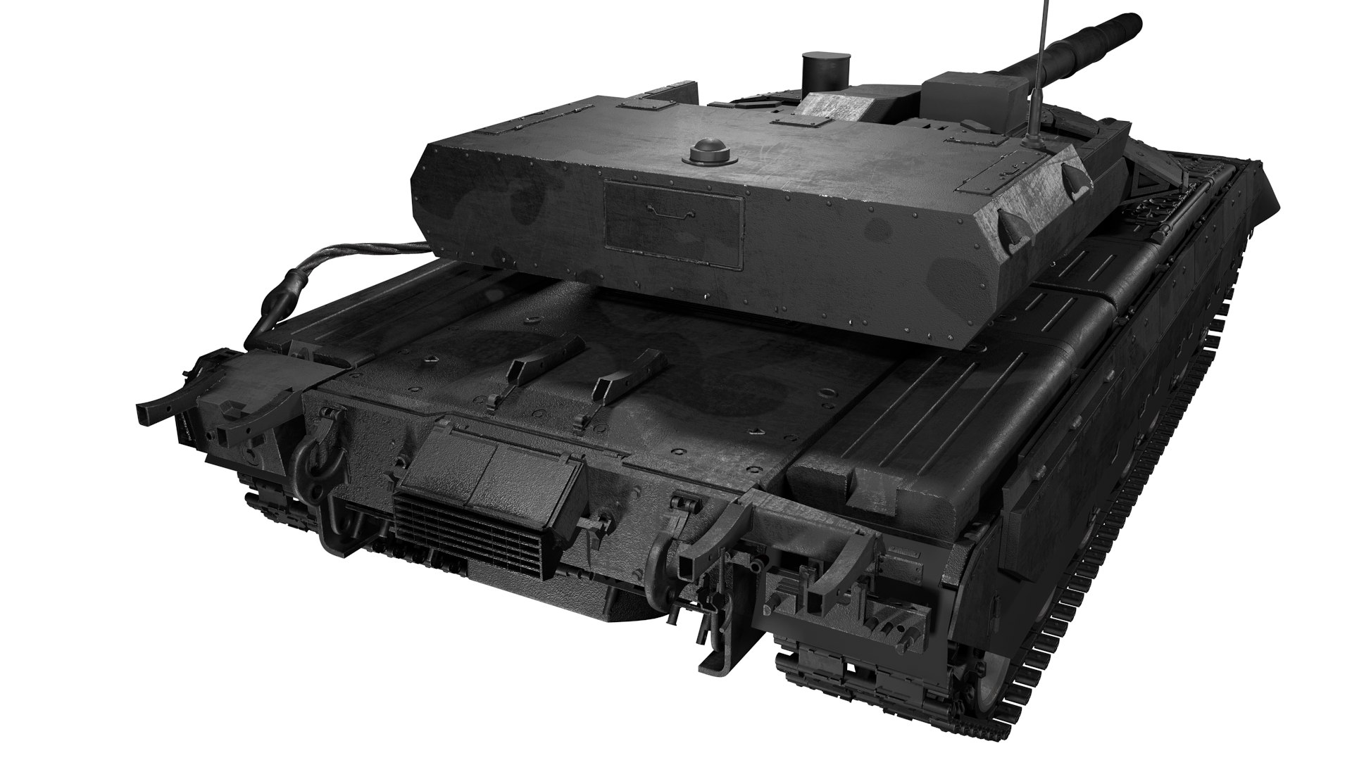 Russian Battle Tank Black Eagle ~ Modèle 3D #89285300