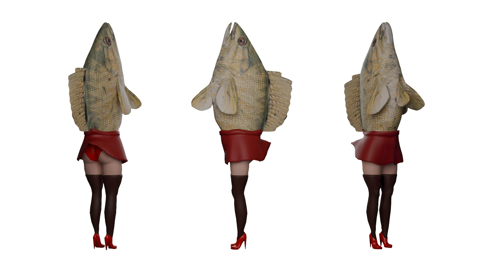 Fish lady reverse mermaid 3D https://p.turbosquid.com/ts-thumb/Jz/vWYA85/Ev/fish_lady_1/png/1707763486/1920x1080/fit_q87/821d7863ed9e4d8af7815f570c11fd398eed63dc/fish_lady_1.jpg