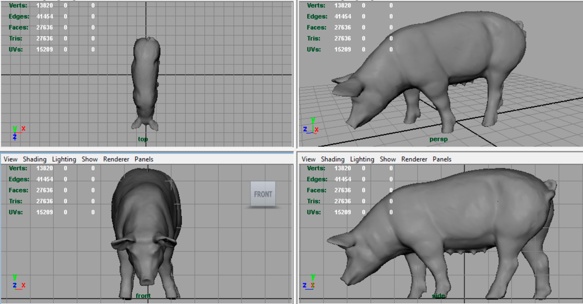 Sow 3D Model - TurboSquid 1169591