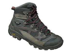scanned hiking boots 3D model